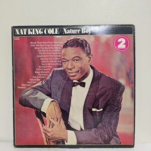 NAT KING COLE Nature Boy Compilation 2x Vinyl LP 1973 Pickwick/33